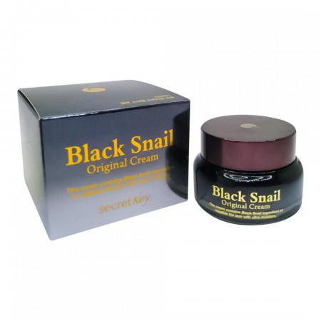Крем для лица с муцином черной улитки (Black snail original cream) Secret Key | Сикрет Кей 50г-1