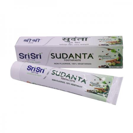 Зубная паста Суданта (Sudanta toothpaste) комплексная защита Sri Sri | Шри Шри 100гр-1