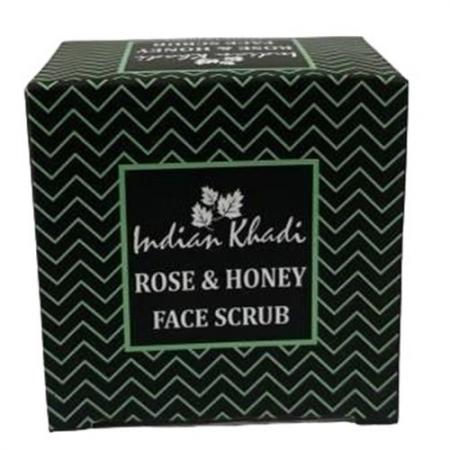 Скраб для кожи лица с Розой и Мёдом Face scrub Rose & Honey | Indian Khadi | Индиан Кади 50г-1