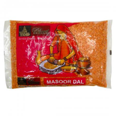 Красная чечевица (red lentils) Bharat Bazaar | Бхарат Базар 500г-2