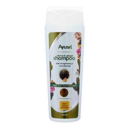 Аюрведический Шампунь для волос Ayurveda Ayusri Аюрведа Аюшри Cactus Ginger | Аюсри 200 мл-1