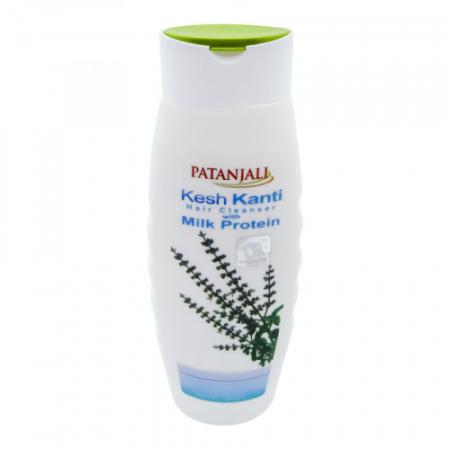 Шампунь для волос на мыльных орехах Милк Протеин Кеш Канти (shampoo) Patanjali | Патанджали 200мл-1