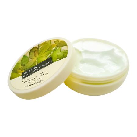Массажный крем для лица с  зеленым чаем (massage face cream) The FaceShop | Зэ ФэйсШоп 150мл-1