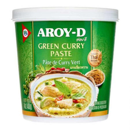 Паста карри (Curry paste) зеленая Aroy-D | Арой-Ди 400г-1