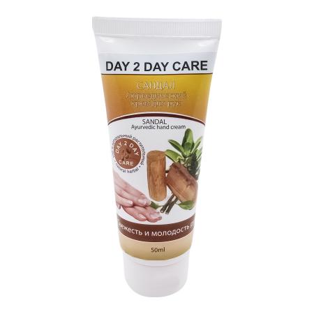 Крем для рук с сандалом Свежесть и молодость рук (hand cream) Day2Day | ДэйТуДэй 50мл-1