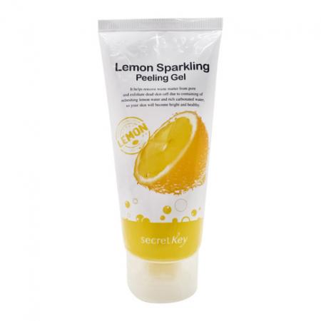 Гель-пилинг для лица с экстрактом лимона (Lemon sparkling peeling gel) Secret Key | Сикрет Кей 120мл-1