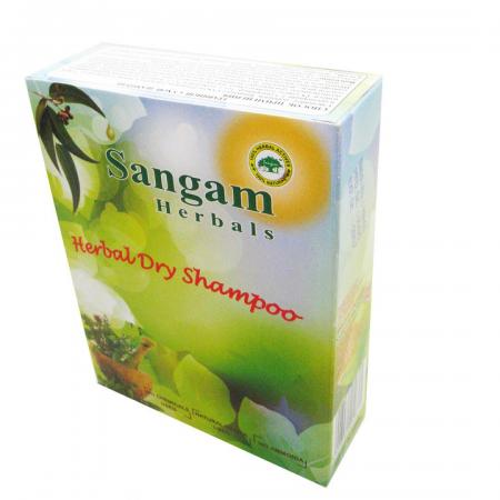 Натуральный шампунь-порошок для волос травяной (hair wash powder) Sangam | Сангам 100г-1