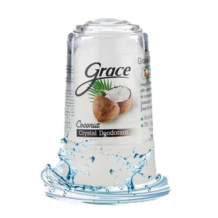 Дезодорант кристаллический КОКОСОВЫЙ (deodorant Coconut) Grace | Грейс 50г-1