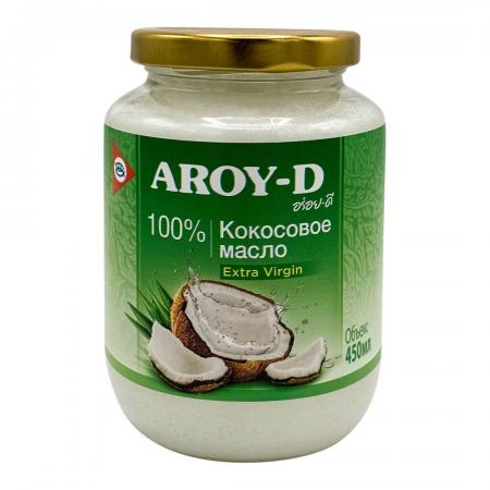 Кокосовое масло (extra virgin) 100% Aroy-D 450 мл-1