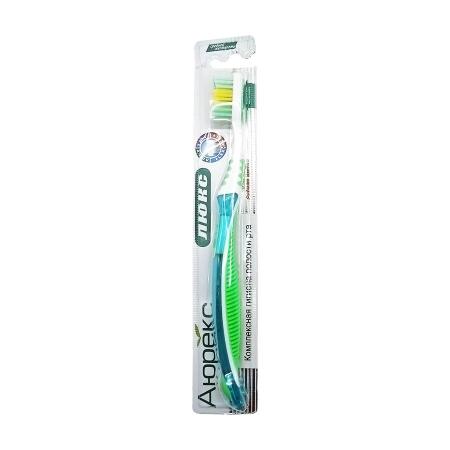 Зубная щетка средней жесткости Кристалл (toothbrush) Аюрекс-1