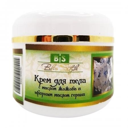 Крем для тела с маслом жожоба и герани (body cream) Bliss Style | Блисс Стайл 50г-1