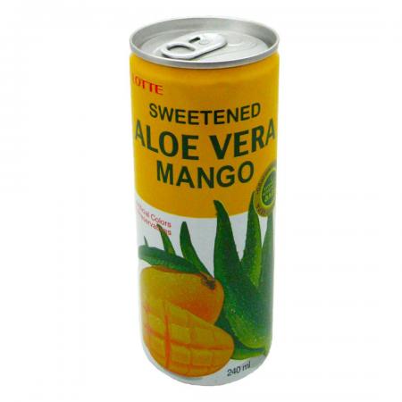Алоэ Вера напиток со вкусом манго Lotte | Лотте 240мл-1