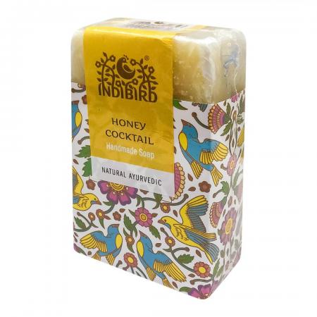 Аюрведическое мыло Медовый коктейль (ayurvedic soap) Indibird | Индибёрд 100г-1