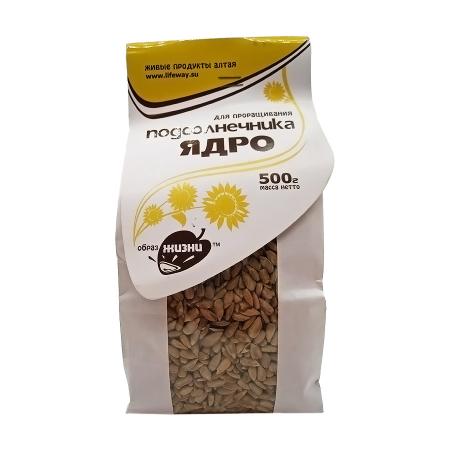 Ядро подсолнечника (sunflower kernels) для проращивания LifeWay | Образ Жизни 500г-2
