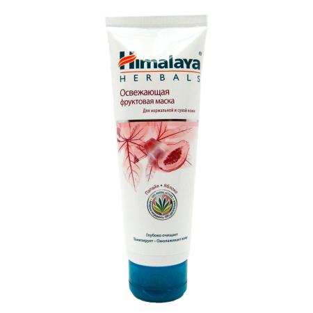 Освежающая маска для нормальной и сухой кожи фруктовая (face mask) Himalaya | Хималая 75мл-1