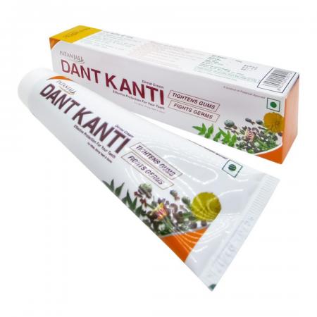 Зубная паста на травах Дент Канти (Dant kanti toothpaste) Patanjali | Патанджали 100г-1