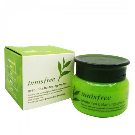 Крем для лица (face cream) с зеленым чаем Innisfree | Иннисфри 50мл-1