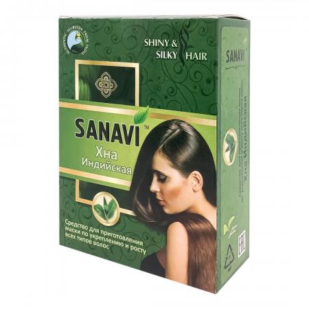 Индийская хна для волос (henna) Sanavi | Санави 100г-1