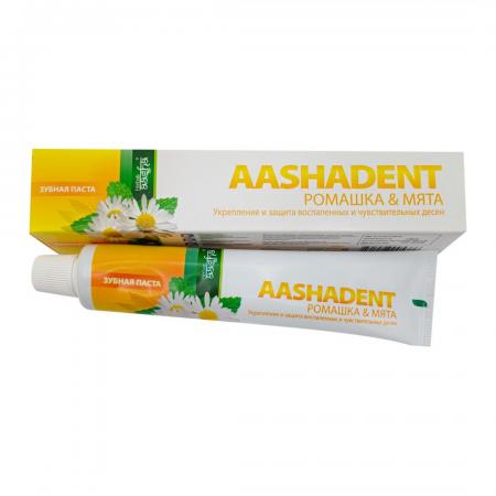 Зубная паста Ромашка и мята (toothpaste) Aasha | Ааша 100мл-1