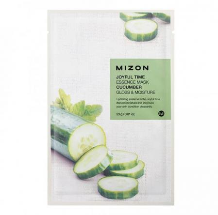 Тканевая маска для лица с экстрактом огурца (Joyful time essence mask cucumber) Mizon | Мизон 23г-1