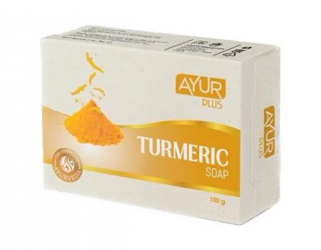 Мыло куркума Аюр Плюс | AYUR PLUS Turmeric soap 100g