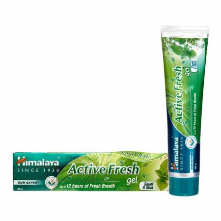 Зубная паста Актив Фрэш Гель (Active Fresh Gel toothpaste) Himalaya | Хималая 80г-1