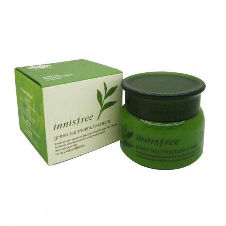 Увлажняющий крем для лица с экстрактом зеленого чая (face cream) Innisfree | Иннисфри 50мл-1