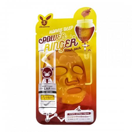 Тканевая маска для лица с медом (Deep power ringer mask pack honey) Elizavecca | Элизавекка 23мл-1