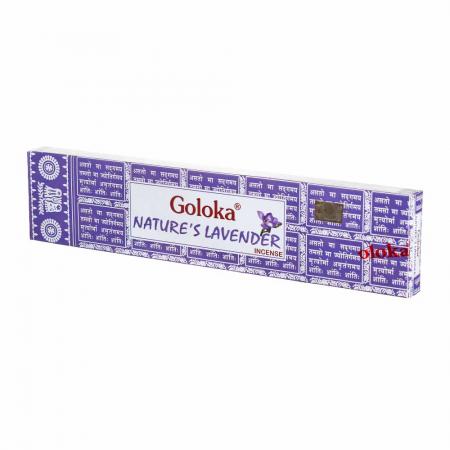 Благовоние Лаванда (Natures Lavender incense sticks) Goloka | Голока 15г-1