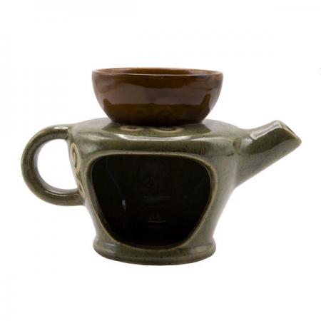 Аромалампа для эфирных масел «Чайник» керамика 11x16см-2
