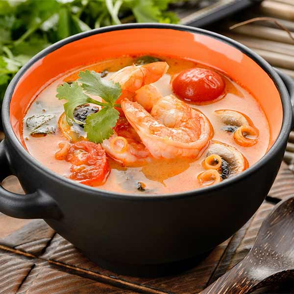 Рецепт - Тайский суп Том Ям с креветками
