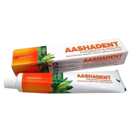 Зубная паста Кардамон и имбирь (toothpaste) Aasha | Ааша 100мл-1