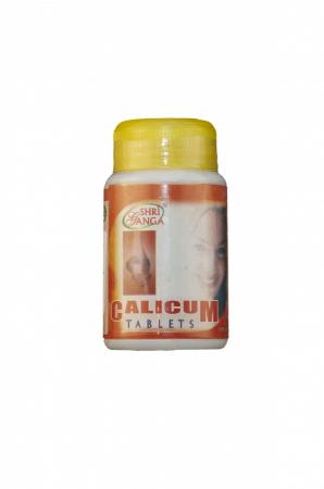 Натуральный кальций Калицум (Calicum) Shri Ganga | Шри Ганга 100 таб-1