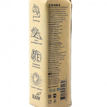 Сыродавленное масло подсолнечное (sunflower oil) TRAWA | ТРАВА 250мл