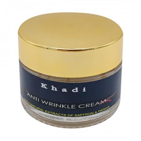 Крем для лица от морщин Шафран и папайя (anti age cream) Khadi India | Кади Индиа 50г-1