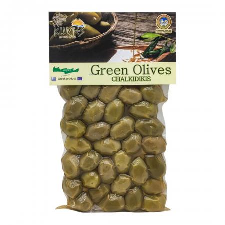 Зеленые оливки сорт Халкидики (olive) Kurtes | Куртэс 250г-1