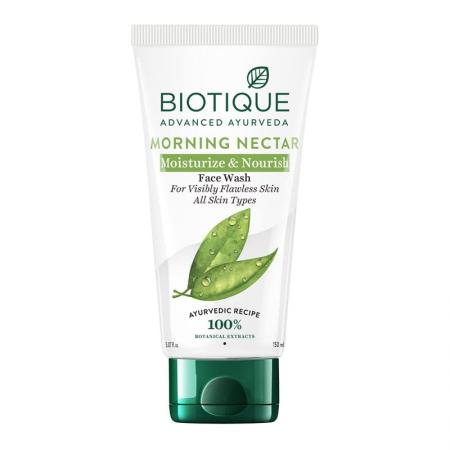 Увлажняющий и питательный гель для умывания с аюрведическими травами (Morning Nectar Moisturizing Face Wash) Biotique | Биотик 50мл-1
