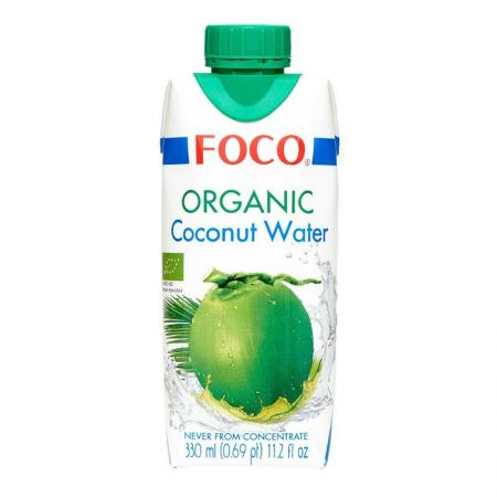 Кокосовая вода (coconut water) Foco | Фоко 330мл-1