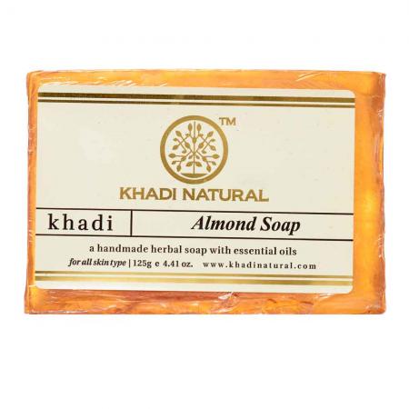 Мыло с экстратом миндаля (soap) Khadi Natural | Кади Нэчерал 125г-1