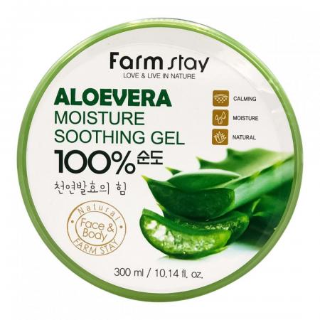 Многофункциональный гель с экстрактом алоэ (Aloe vera moisture) Farm Stay | Фарм Стэй 300мл-1