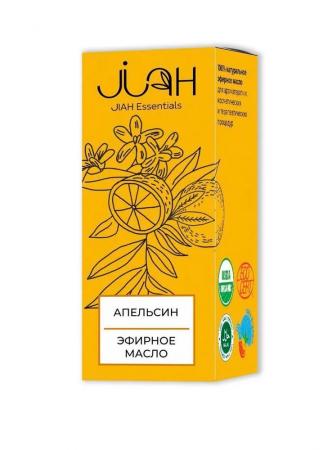 Эфирное масло апельсин ДЖАХ Ессентиалc | JIAH Essentials orange oil 10ml