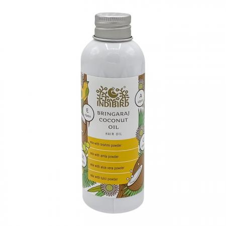 Масло для волос Брингарадж на кокосе (hair oil) Indibird | Индибёрд 150мл-1