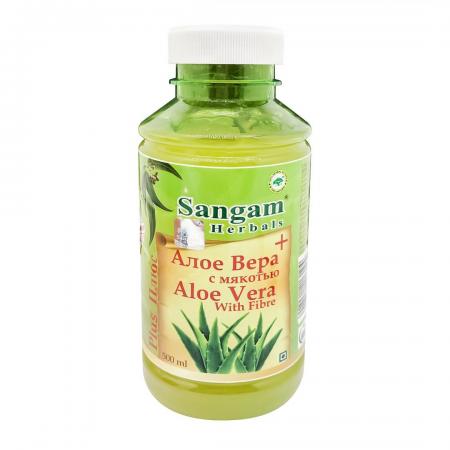 Сок Алоэ Вера с мякотью (aloe juice) Sangam | Сангам 500мл