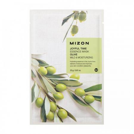 Тканевая маска для лица с экстрактом оливы (Joyful time essence mask olive) Mizon | Мизон 23г-1