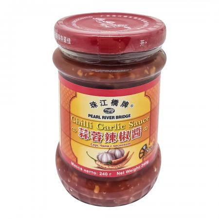 Соус Чили с чесноком (chili sauce with garlic) ст/б PRB | ПиАрБи 240г-1