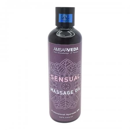Массажное масло, повышающее сексуальную энергию (massage oil) Amsarveda | Амсарведа 250мл-1