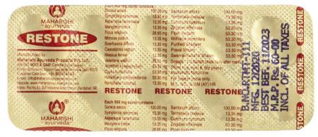 Рестон (Restone) для женского здоровья Maharishi Ayurveda | Махараджи Аюрведа 100 таб-2