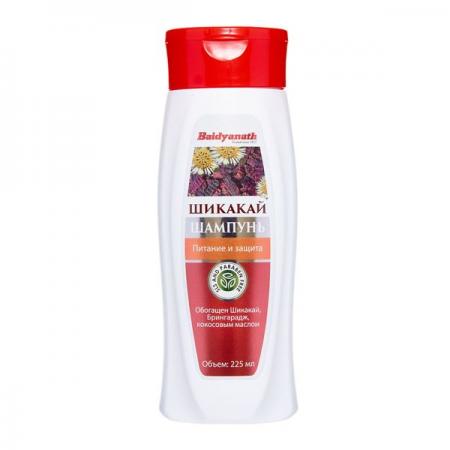 Шампунь Питание и Защита с шикакай (shampoo) Baidyanath | Бэйдинат 225мл-1