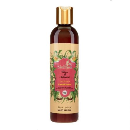 Кондиционер для роста волос с розой и абрикосом (hair conditioner) Khadi Organic | Кади Органик 250мл-1