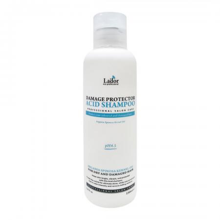 Бесщелочной шампунь с аргановым маслом и коллагеном (damage protector acid shampoo) La'dor | Ладор 150мл-1